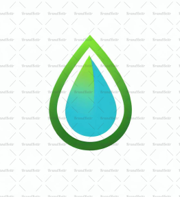 Wassertropfen und Blatt